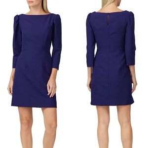 Milly Belted Clare Puff Sleeve Dress